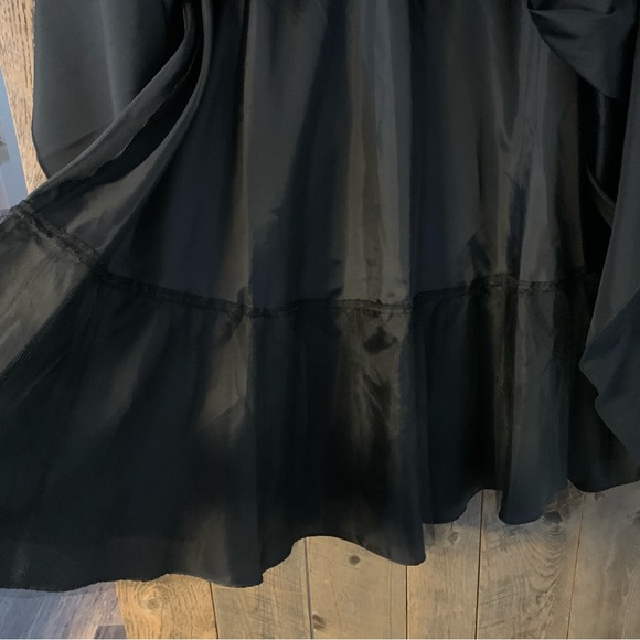 Women’s 12 JESSICA HOWARD Black Retro 60's Look JUNE CLEAVER Holiday Midi Dress - Picture 7 of 16